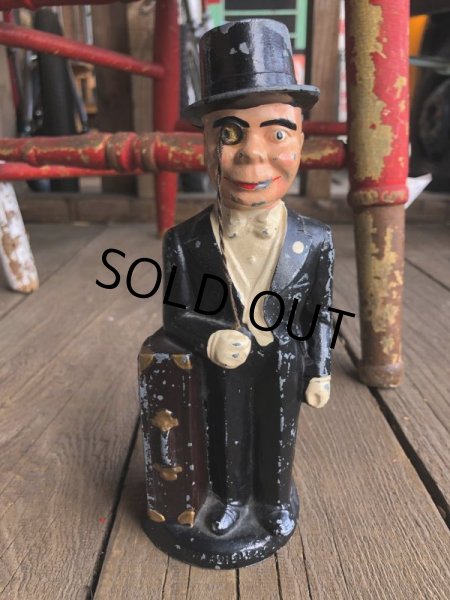 画像1: Vintage Charlie McCarthy Metal Bank (T939) (1)