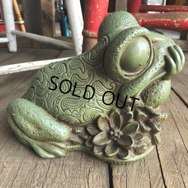 画像8: 60s Vintage Thinking Frog Plastic Bank (T983) (8)