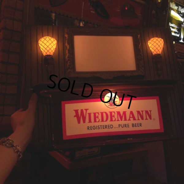 画像12: Vintage Weideman Beer & Ale Lighted BAR Sign (T984) (12)