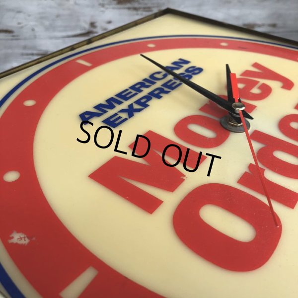 画像4: Vintage American Express Money Orders Lighted Clock Sign （MA504） (4)