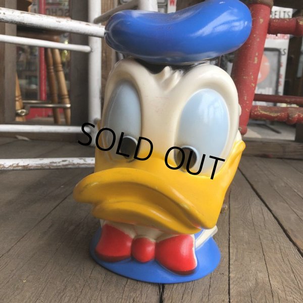 画像2: 70s Vintage Disney Play Pal Head Bank Donald Duck (T903) (2)