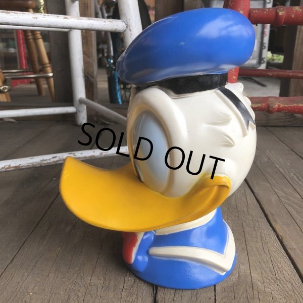 画像5: 70s Vintage Disney Play Pal Head Bank Donald Duck (T903) (5)
