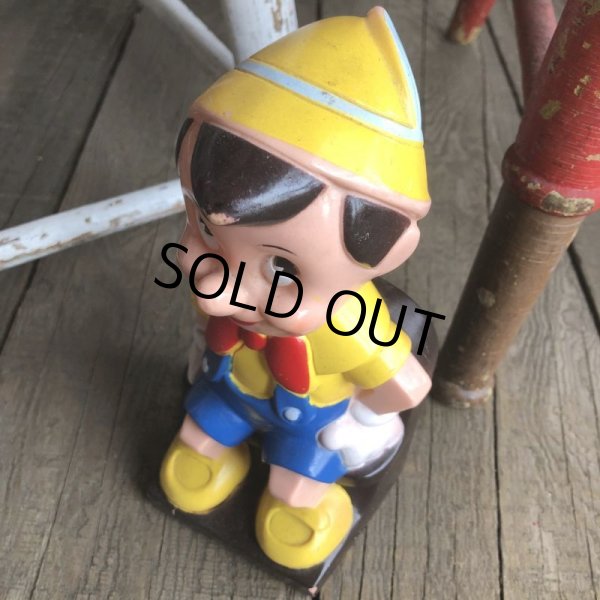 画像7: 70s Vintage Disney Pinocchio Bank Doll (T899) (7)