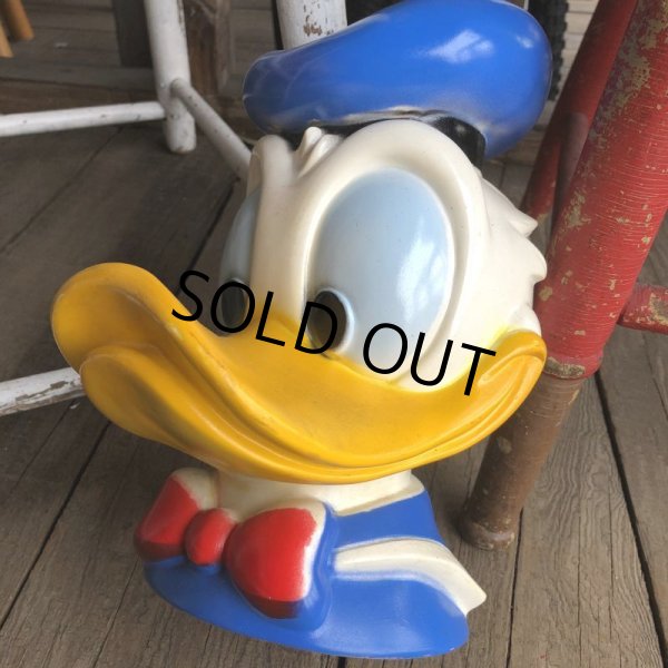 画像7: 70s Vintage Disney Play Pal Head Bank Donald Duck (T903) (7)