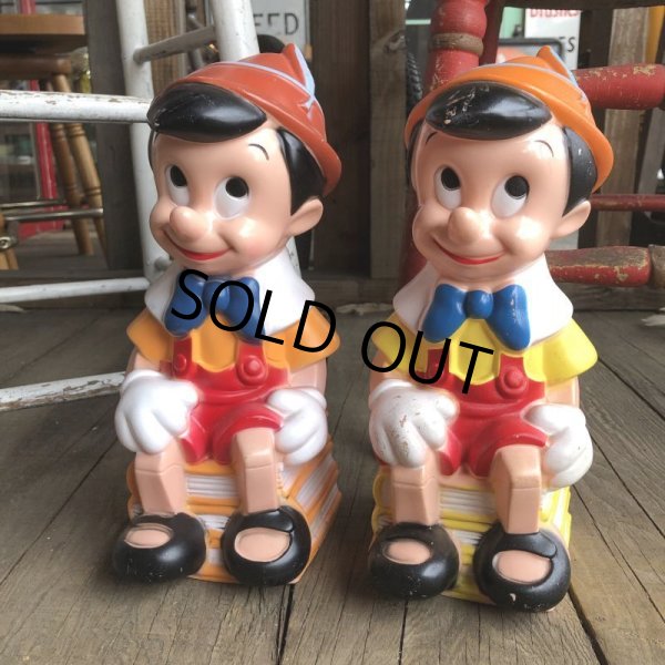 画像12: 70s Vintage Disney Pinocchio Bank Doll 右 (T898) (12)