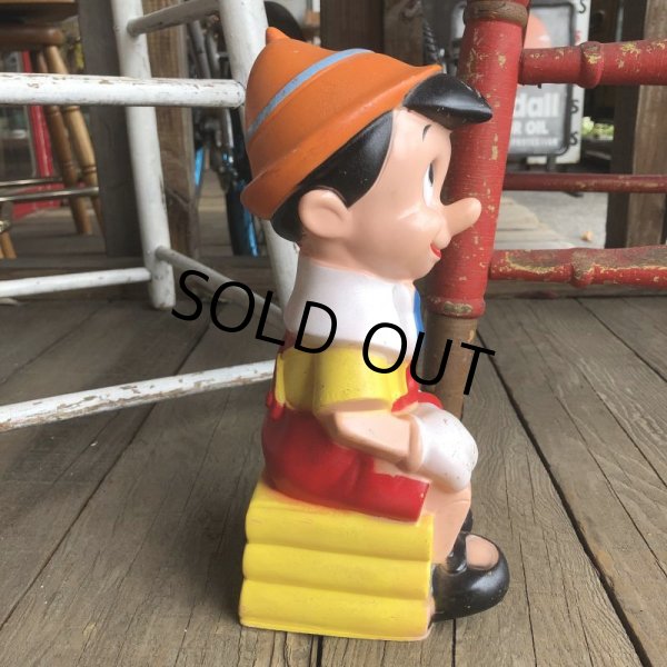 画像5: 70s Vintage Disney Pinocchio Bank Doll 右 (T898) (5)