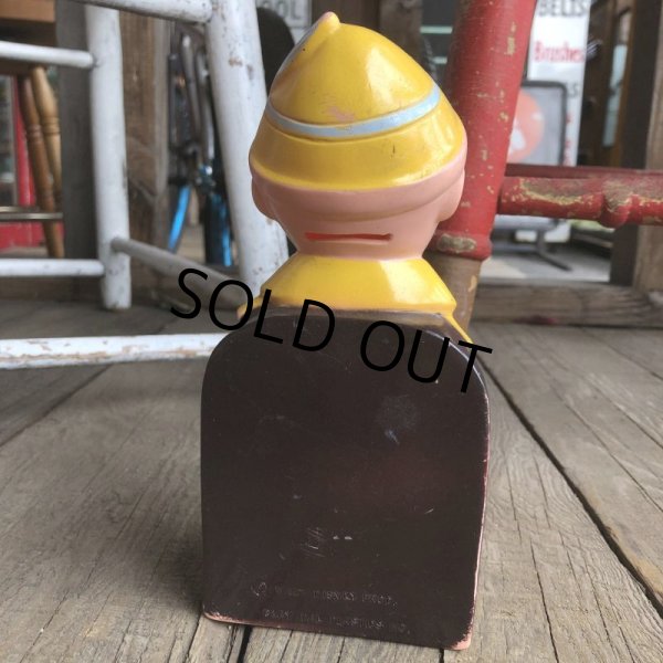 画像4: 70s Vintage Disney Pinocchio Bank Doll (T899) (4)