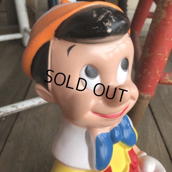 画像9: 70s Vintage Disney Pinocchio Bank Doll 右 (T898) (9)