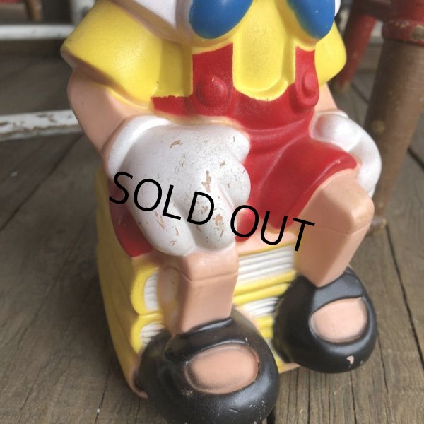画像7: 70s Vintage Disney Pinocchio Bank Doll 右 (T898) (7)