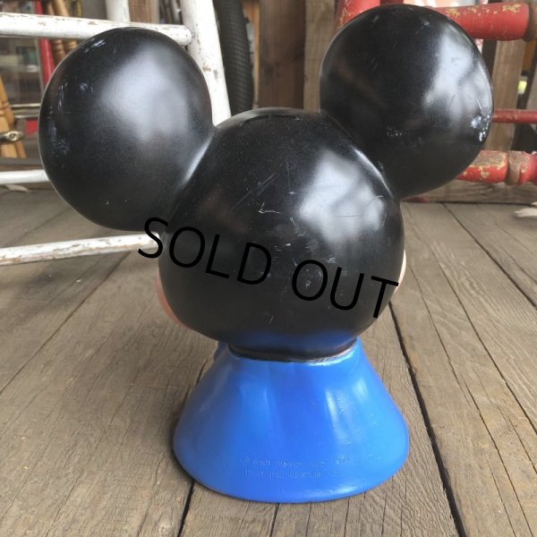 画像4: 70s Vintage Disney Play Pal Head Bank Mickey Mouse (T904) (4)