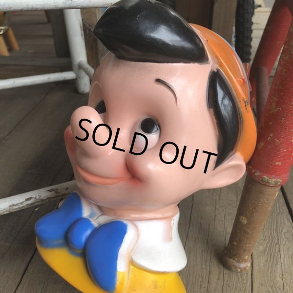画像7: 70s Vintage Disney Play Pal Head Bank Pinocchio (T902) (7)