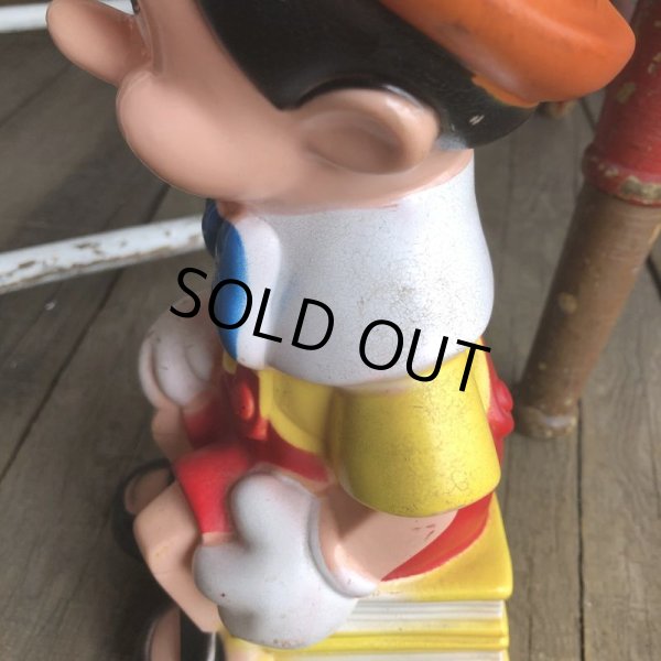 画像8: 70s Vintage Disney Pinocchio Bank Doll 右 (T898) (8)
