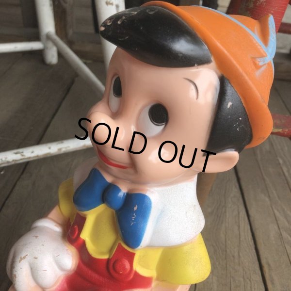 画像10: 70s Vintage Disney Pinocchio Bank Doll 右 (T898) (10)