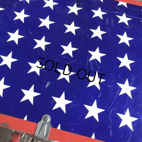 画像10: Vintage Groovy American Old Glory Stars and Stripes Roller Skates Carring Case Trunk (T409) (10)