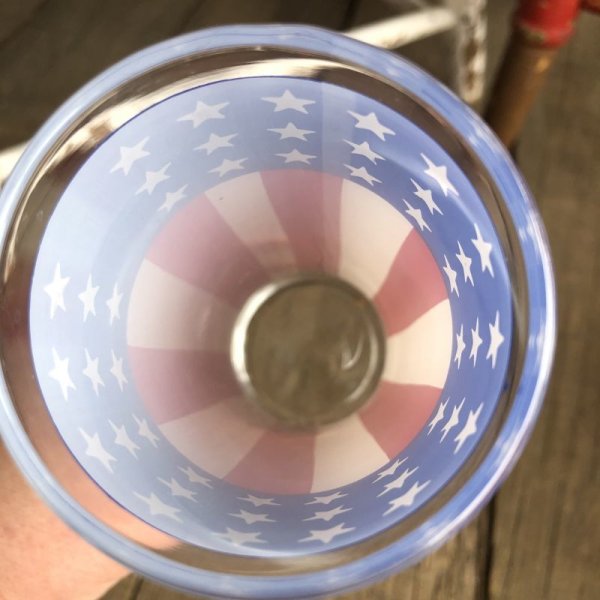 画像4: Vintage Groovy American Old Glory Stars and Stripes Glass (T918)   (4)