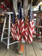 画像1: Vintage 50 Star Americacn Flag wooden pole (T913) 　 (1)