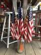 画像1: Vintage 48 Star Americacn Flag wooden pole (T914) 　 (1)