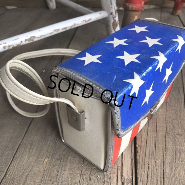 画像6: Vintage Groovy American Old Glory Stars and Stripes Camera Case (T908)   (6)