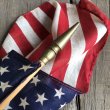 画像7: Vintage 50 Star Americacn Flag wooden pole (T913) 　 (7)