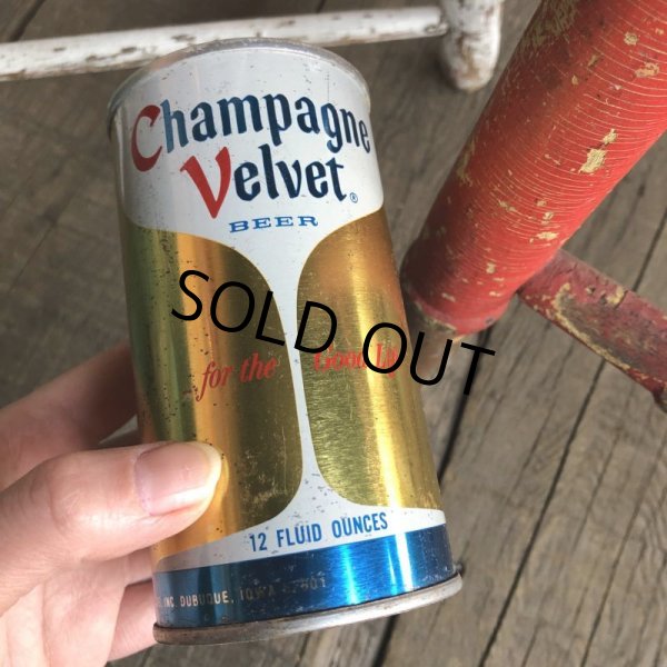 画像1: Vintage Beer Can Champagne Velvet (T942) (1)