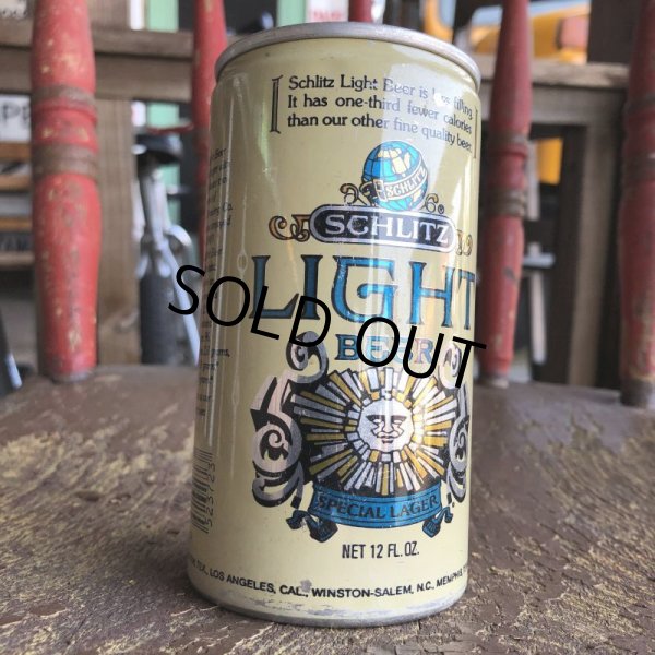 画像4: Vintage Beer Can SCHLITZ LIGHT (T929) (4)