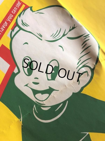 画像17: 50s Vintage Squirt Soda Store Display Sign Poster BIG!! (T967)  (17)