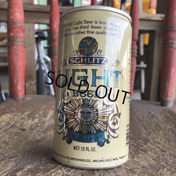 画像2: Vintage Beer Can SCHLITZ LIGHT (T929) (2)