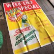 画像5: 50s Vintage Squirt Soda Store Display Sign Poster BIG!! (T967)  (5)