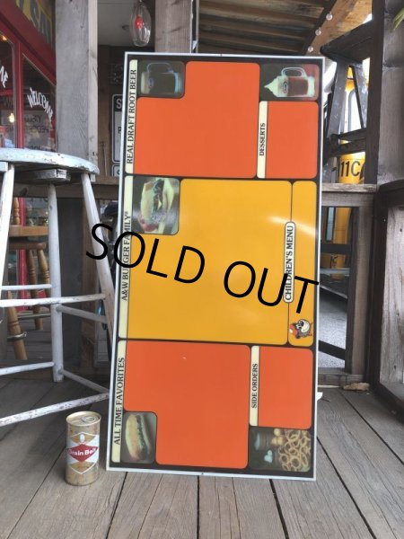 画像13: Vintage A&W Menu Sign (T994) (13)