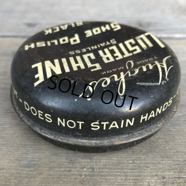 画像5: Vintage Can LUSTER SHINE SHOE POLISH (T974)  (5)