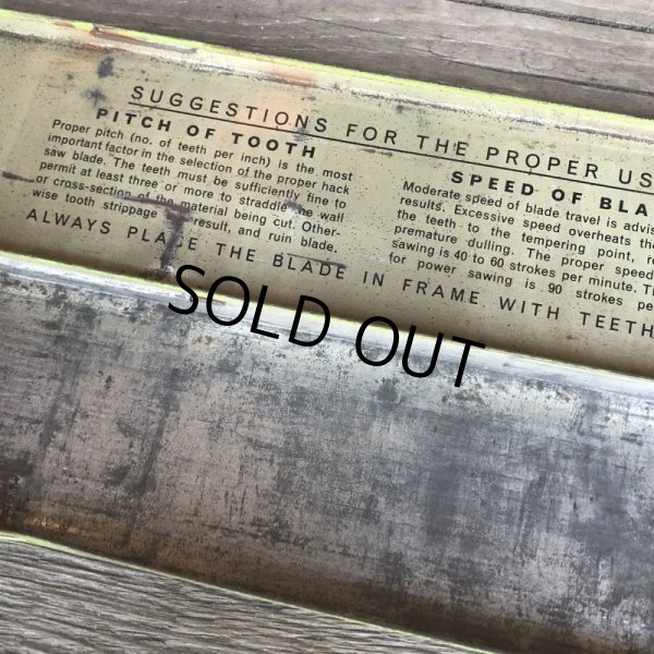 画像4: Vintage Can THE STAR HACK SAW (T983)  (4)