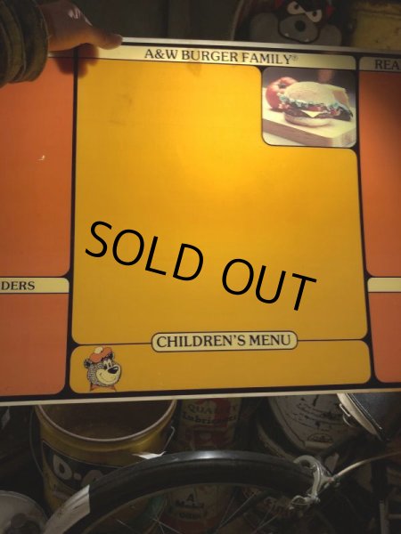 画像8: Vintage A&W Menu Sign (T994) (8)