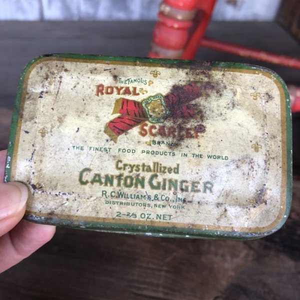 画像1: Vintage Can CANTON GINGER (T976)  (1)