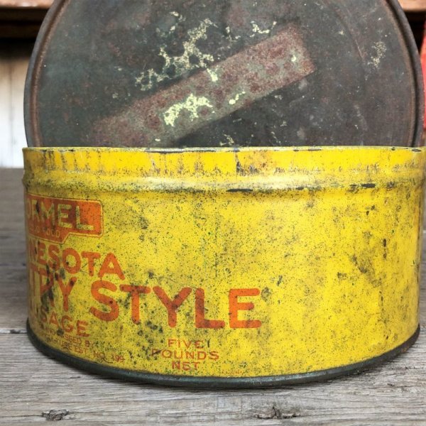 画像11: Vintage Can MINNESOTA COUNTRY STYLE SAUSAGE (T972)  (11)