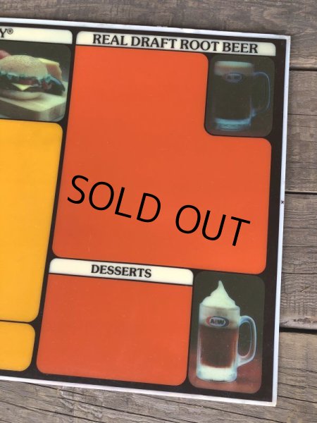 画像2: Vintage A&W Menu Sign (T994) (2)