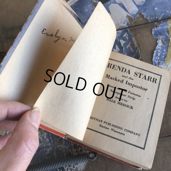 画像4: 40s Vintage Book BRENDA STARR and the Masked Impostor (B011)  (4)