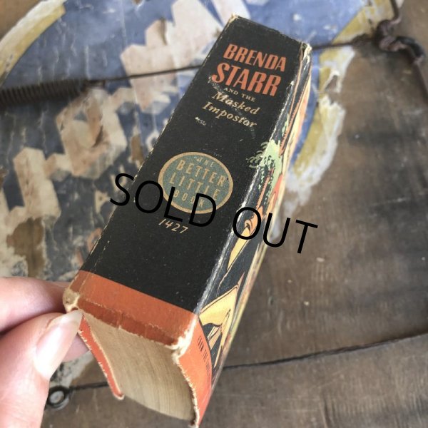 画像2: 40s Vintage Book BRENDA STARR and the Masked Impostor (B011)  (2)