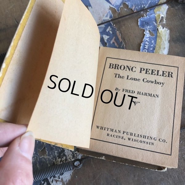 画像4: 30s Vintage Book BRONC PEELER The Lone Cowboy (B003)  (4)