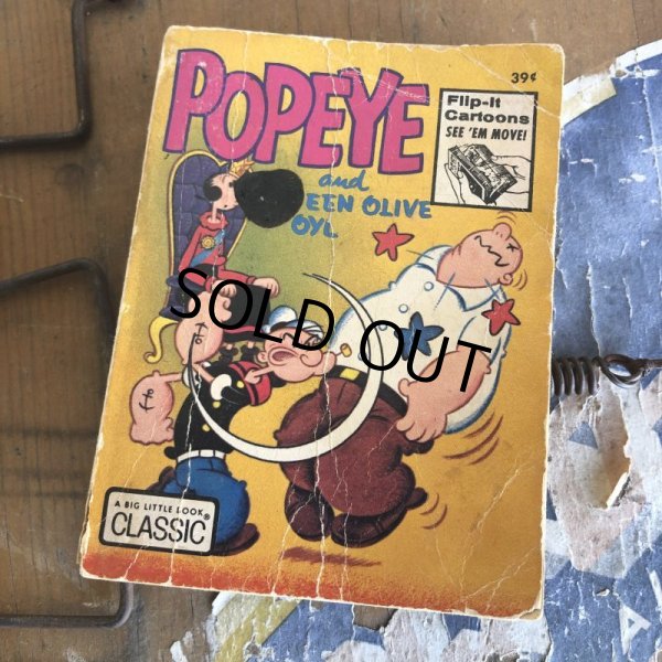 画像1: 70s Vintage Book POPEYE and QUEEN OLIVE OIL (B017)  (1)