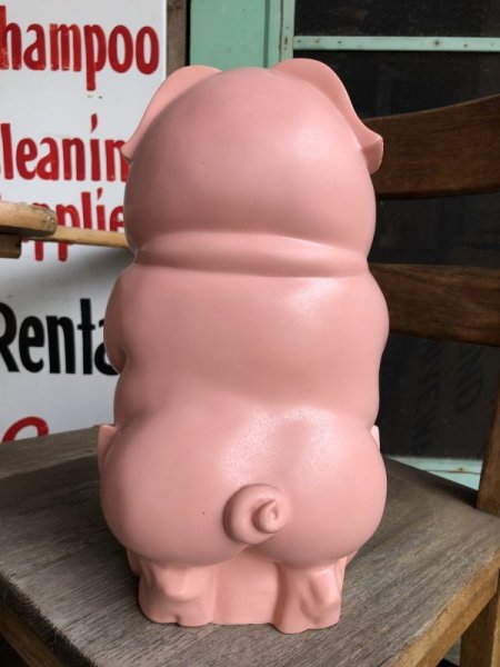 画像3: Vintage My toy Inc Plastic Coin Bank Lady Piggy (B018)  (3)