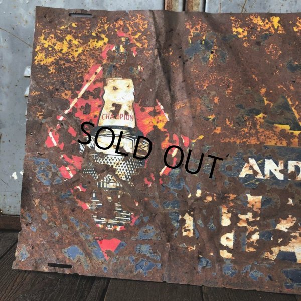 画像7: Vintage Champion Spark Plug Sign (B024)  (7)