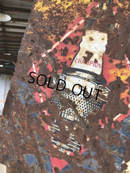 画像6: Vintage Champion Spark Plug Sign (B024)  (6)