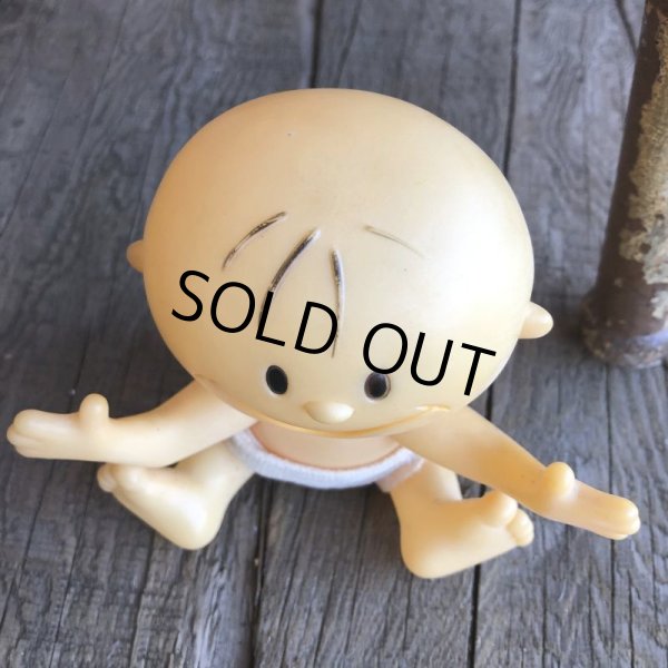 画像5: 80s Diaperne Baby vinyl doll (B035) (5)