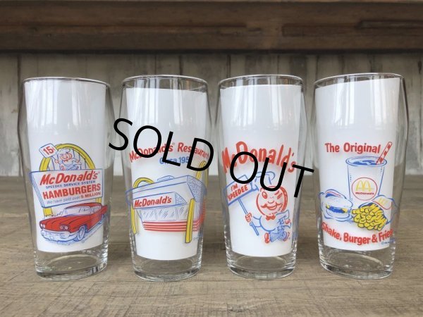画像2: 90s Vintage Classic McDonalds Glass Complete set (B040) (2)