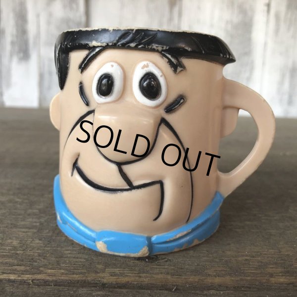 画像6: 60s Vintage The Flintstones Fred Face Cup (B047) (6)