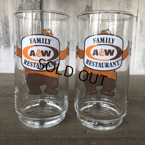 画像3: 70s Vintage A&W Great Root Bear Rooty Glass (B041) (3)