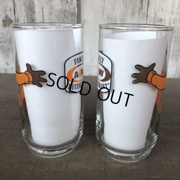 画像5: 70s Vintage A&W Great Root Bear Rooty Glass (B041) (5)