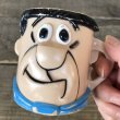 画像1: 60s Vintage The Flintstones Fred Face Cup (B047) (1)