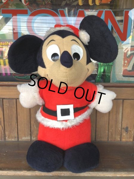 画像3: 70s Vintage PEPSI  Disney Mickey Mouse Santa Christmas Doll (B049) (3)