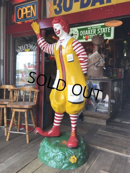 画像2: Vintage Ronald McDonald Store Display Life Size Statue (2)